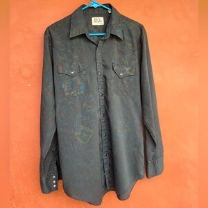 ELY Western Shirt size 16 / 35 Men’s Large